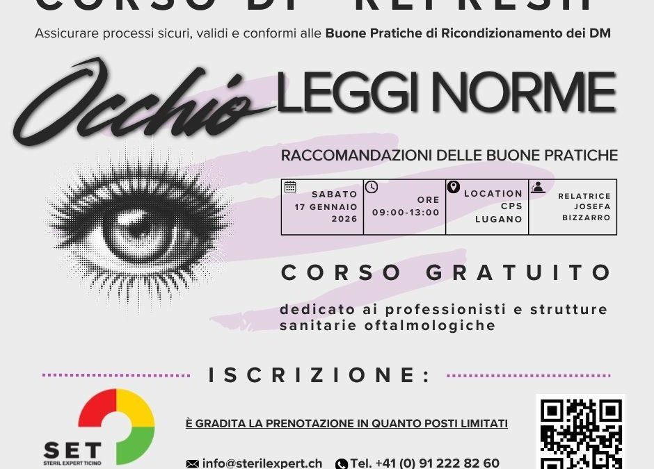 Corso di “REFRESH” LEGGI NORME in Oftalmologia